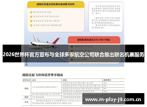2026世界杯官方宣布与全球多家航空公司联合推出联名机票服务 2026世界杯官方宣布与全球多家航空公司联合推出联名机票服务